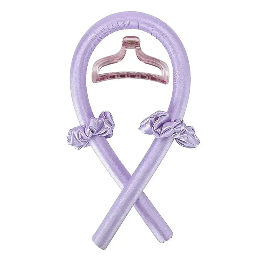 Heatless Curling Rod Headband Soft Hair Curler with Sleeping Bonnet No Heat Hair Rollers Satin Curls Lazy Curlers Styling Tools