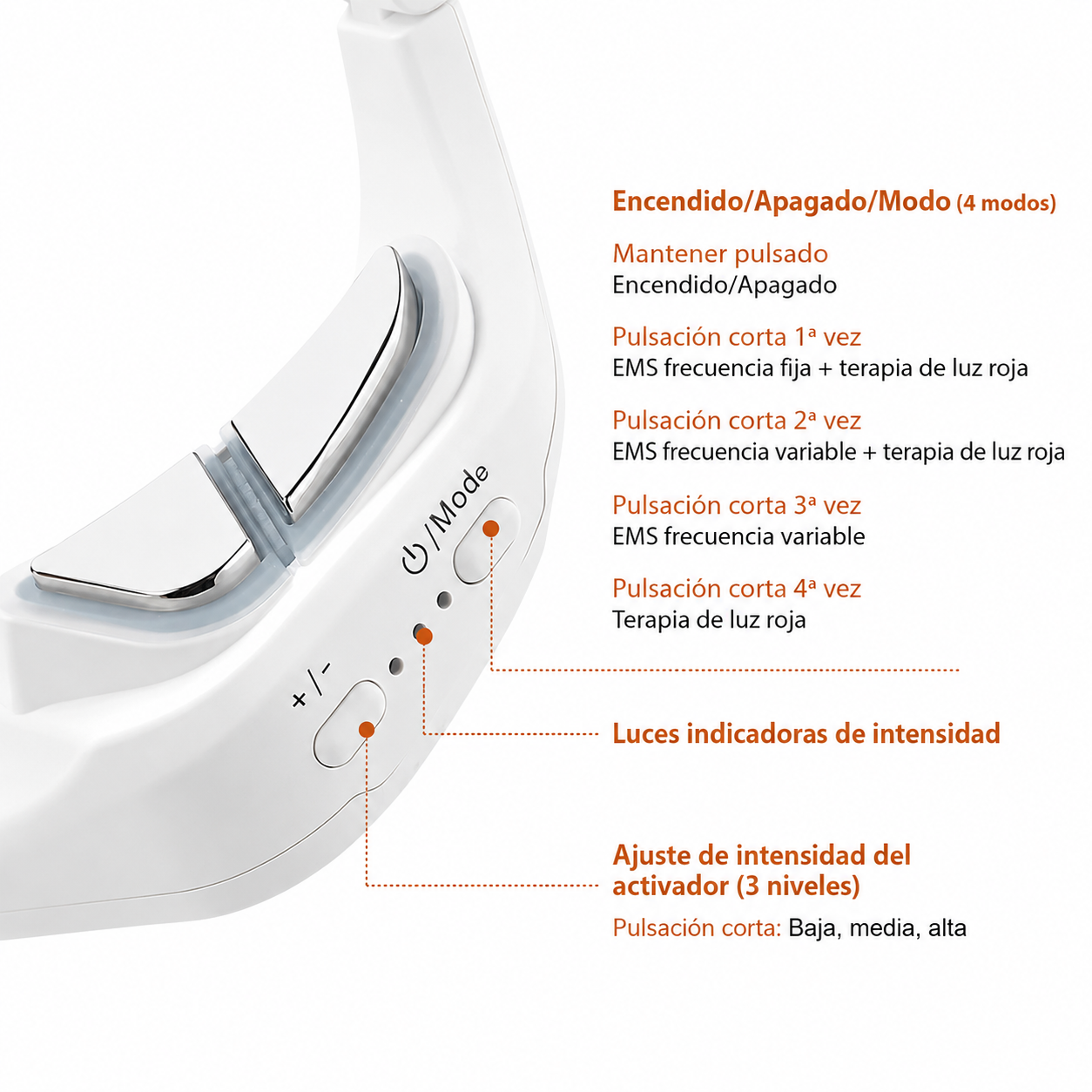 Masajeador de Ojos EMS para Bolsas y Ojeras