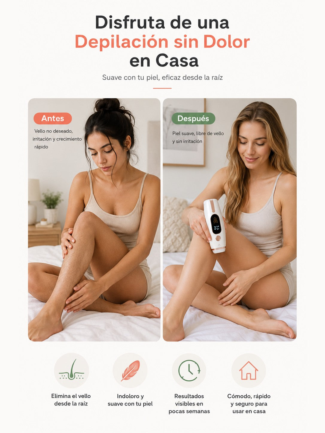 Depiladora IPL 3 en 1